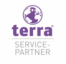 Logo der WORTMANN AG mit einer Weltkugel und dem Schriftzug TERRA-SERVICE-PARTNER